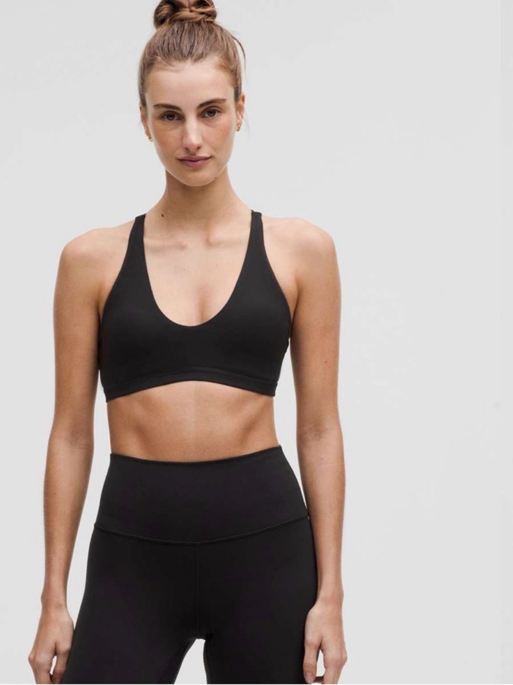 lululemon athletica Black Strappy Sports Bra